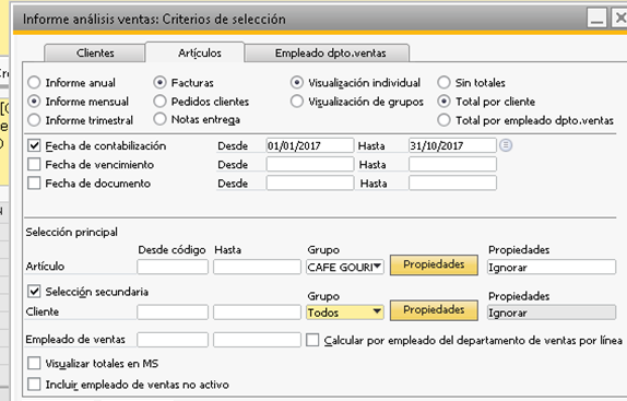 Analisis De Ventas Sap Business One Ayuda Sap