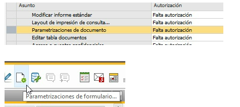 Parametrizacion de formulario